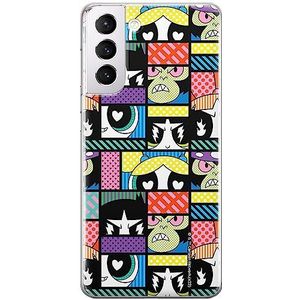 ERT GROUP Coque de téléphone portable pour Samsung S21 PLUS Original et sous licence officielle The Powerpuff Girls motif The Powerpuff Girls 027, coque en TPU
