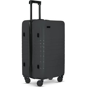 ETERNITIVE - Middelgrote Koffer | Reiskoffer van ABS | Afmetingen: 65,5 x 42 x 28 cm | Harde Koffer met TSA-slot | Reiskoffer met 360° wielen | Koffer Handbagage | Kleur: Grafiet