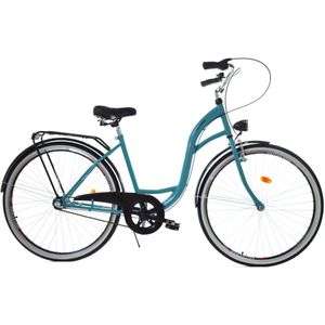 Meisjesfiets - 26 inch - met 3 versnellingen - zeegroen zwart