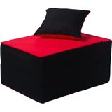 Relax fauteuil - 60 x 150 x 40 cm - zwart rood