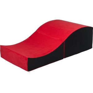 Sex meubel - rond - 120x50 cm - rood,zwart