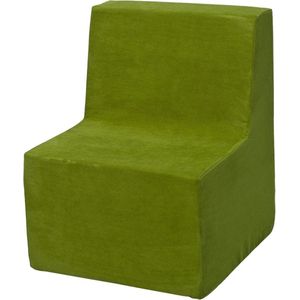 Kinder meubel - Kinder fauteuil - Kinderbankje - groen - 50 x 40 x 40 cm - 210 gram