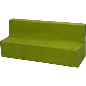 Kinder meubel - Kinder fauteuil - Kinderbankje - groen - 50 x 120 x 40 cm - 215 gram