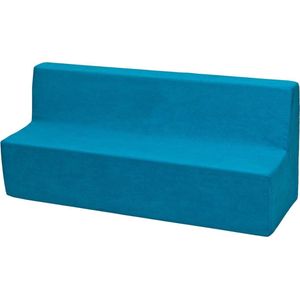 Kinder meubel - Kinder fauteuil - Kinderbankje - Blauw - 50 x 120 x 40 cm - 215 gram