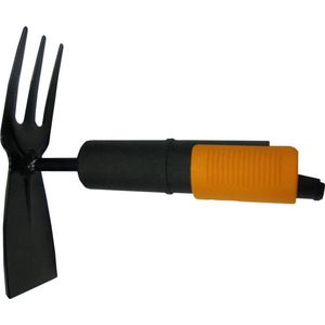 Fiskars Dubbelhak, gereedschapskop, lengte: 18,5 cm, staal, zwart/oranje, QuikFit, 1000736
