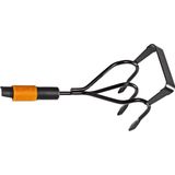 Fiskars Woeler/hak, 2-in-1: woeler en hak, gereedschapskop, zwart/oranje, QuikFit, 1000681