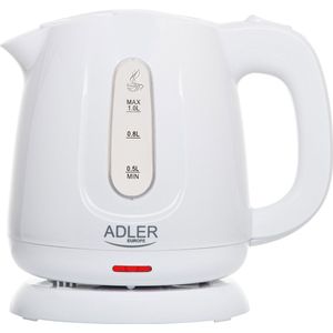 Adler AD 1373 - Waterkoker - kunststof - camping - klein formaat - 1 liter