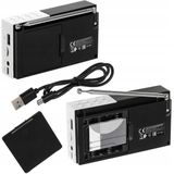 RADIO-ADLER - AD1908 - PLL AM/FM Digitale Radio - Zwart - Bluetooth 5.0