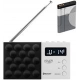 RADIO-ADLER - AD1908 - PLL AM/FM Digitale Radio - Zwart - Bluetooth 5.0