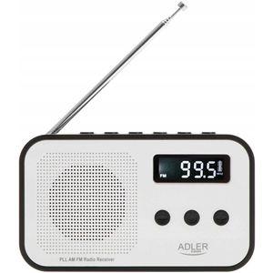 Radio-Adler - AD1907 - PLL AM/FM Digitale Radio - Modern - Compact