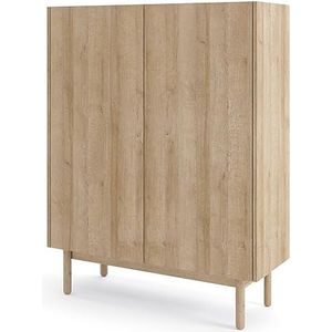 Boho 97 cm woonkamercommode woonkamermeubels woonkamermeubels sideboard sideboard sideboard dressoir met poten landhuisstijl eiken