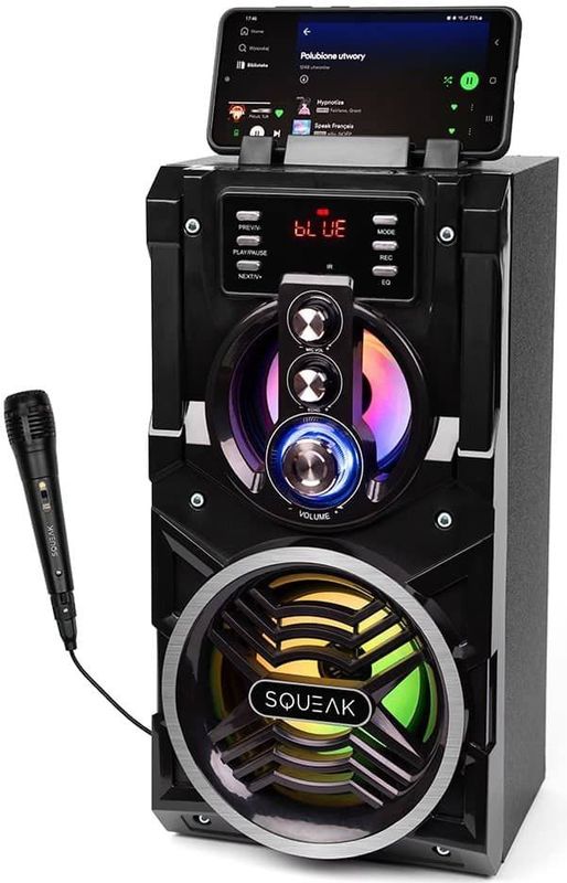 SQUEAK - Beatboxer Draadloze Luidspreker - Zwart - Bluetooth 5.1 - 20W