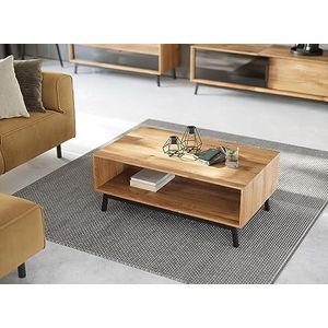 Katmandu Modern Loft Salontafel massief hout wild eiken geolied