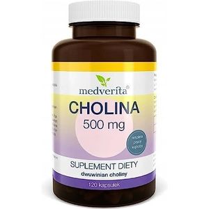 Medverita - Choline 500 mg - Voedingssupplement - 120 Capsules