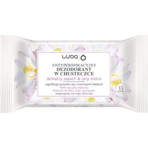 Antiperspiratiedoekjes Delicate geur & Zilver ionen 15st