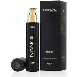 Olie voor poreus haar Nanoil Hair Oil for Porosity Hair 100ml - natuurlijke olie voor geselecteerde haarporositeit (Gemiddelde Poreushied)