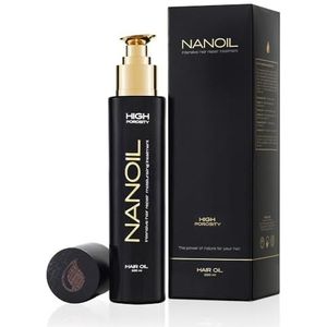 Hoge Porositeit Nanoil Haarolie voor High Porosity Hair 100 ml - Olie voor beschadigd, droog, breekbaar, dof haar