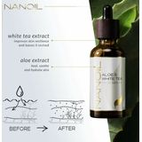 Nanoil - Aloë & White Tea Face Serum - 50 ml - Voedend Gezichtsserum