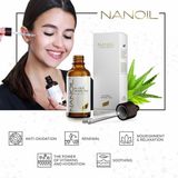 Nanoil - Aloë & White Tea Face Serum - 50 ml - Voedend Gezichtsserum