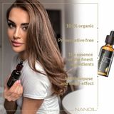 Nanoil - Macadamia Oil - Gezichts- en Haarolie - 50 ml - Natuurlijke Olie