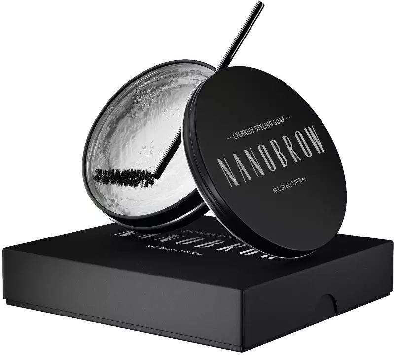 Nanobrow - Eyebrow Styling Soap - 30g - Kleurloos - Gelachtige Zeep