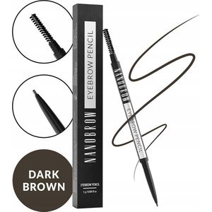 Nanobrow - Wenkbrauwpotlood - Dark Brown - Ultra-fijne Punt