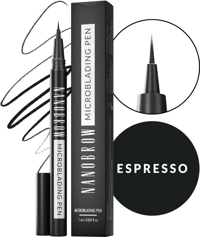 Nanobrow - Microblading Pen - Espresso - 1 Stuk - Waterbestendig