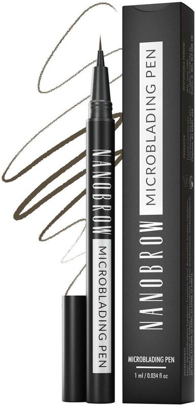 Nanobrow - Microblading Pen - Donkerbruin - Nauwkeurig - Dikkend Effect