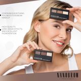 Nanobrow - Eyebrow Powder Kit - Medium - Wenkbrauw Poederset met Highlighter