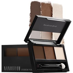 Nanobrow - Eyebrow Powder Kit - Medium - Wenkbrauw Poederset met Highlighter