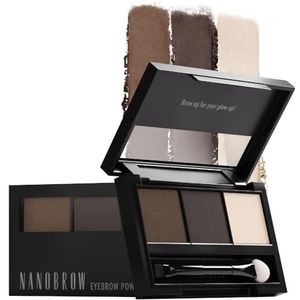 Nanobrow - Eyebrow Powder Kit - Donker - Wenkbrauw make-up