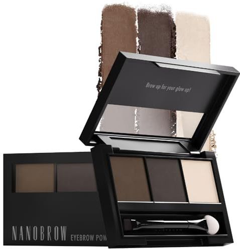 Nanobrow - Eyebrow Powder Kit - Donker - Wenkbrauw make-up