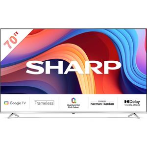 Sharp Aquos 70GP6260 - 70inch 4K UHD QLED TV met Google TV - 2023