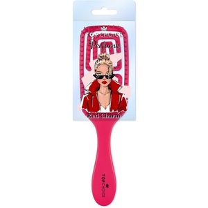 Top Choice Haarborstel Red Charm - Geparfumeerde Rechthoekig Anti Klit haarborstel - Hair Brush