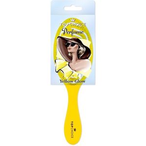 Top Choice Haarborstel Yellow Glow - Geparfumeerde Ronde Anti Klit haarborstel - Hair Brush
