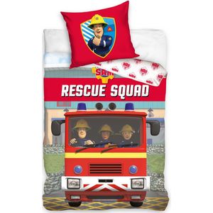 Brandweerman Sam Dekbedovertrek Rescue 140 x 200 cm - Katoen
