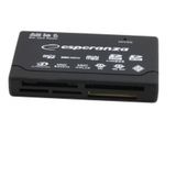 Esperanza All in One USB Card Reader - Universeel - Lichtgewicht