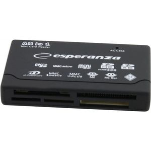 Esperanza All In One USB Card Reader/ Sd Kaart Lezer