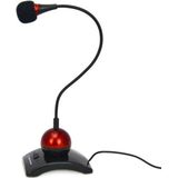 Esperanza EH130 microfoon (PC, 56 dB, 40-16000 Hz, 3,5 mm (1/8 inch), 2 m) zwart/rood