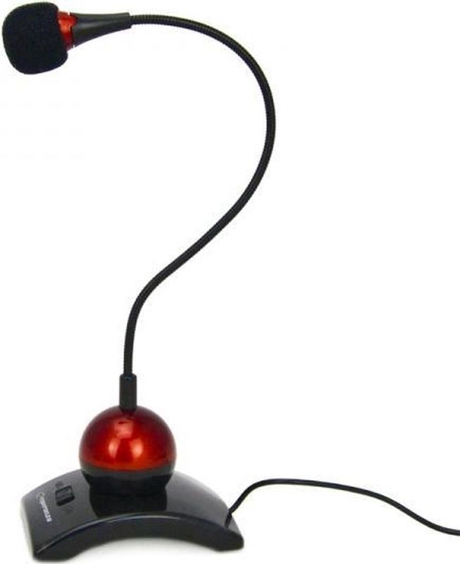 Esperanza EH130 microfoon (PC, 56 dB, 40-16000 Hz, 3,5 mm (1/8 inch), 2 m) zwart/rood
