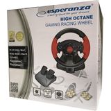 Esperanza Game Stuur - PC PS2 PS3 - 13 Actieknoppen - Trillingskracht-effect