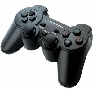 Draadloze Gaming Afstandsbediening Esperanza Corsair GX500 Zwart PC PlayStation 3 PlayStation 2