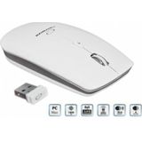 Esperanza - EM120W - Muis - Grijs - Draadloos - Optisch - 2400 DPI