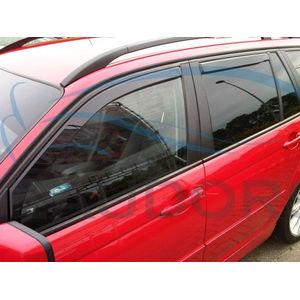 Zijwindschermen geschikt voor BMW 3-serie E46 5-deurs va. 1998 Combi V + A ramen