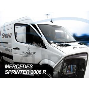Zijwindschermen geschikt voor VW Crafter/ Mercedes Sprinter 2006-2017 (verkorte schermen)