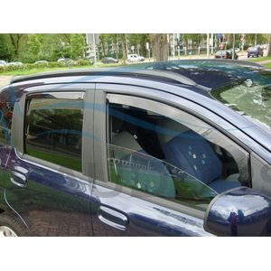 Fiat Panda donkere dark zijwindschermen type III (model 319) 5 deurs bouwjaar VANAF 02/2012- set a 4 stuks tbv voor & achterramen