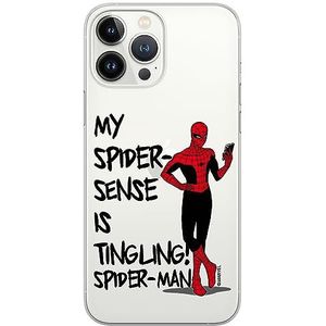 ERT GROUP Originele en officieel gelicentieerde Marvel Spider Man 024 mobiele telefoonhoes voor iPhone 13 Pro Max passend bij de vorm van de mobiele telefoon, gedeeltelijk bedrukt