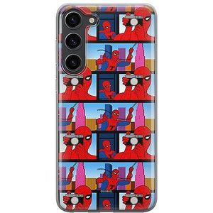 ERT GROUP Coque de téléphone portable pour Samsung S23 Original et sous licence officielle Marvel motif Spider Man 038 parfaitement adapté à la forme du téléphone portable, coque en TPU
