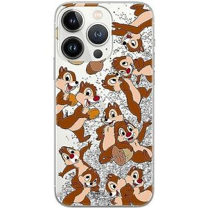ERT GROUP Coque de téléphone portable pour Apple Iphone 13 PRO MAX Original et sous licence officielle Disney motif Chip & Dale 004, avec effet de débordement de paillettes