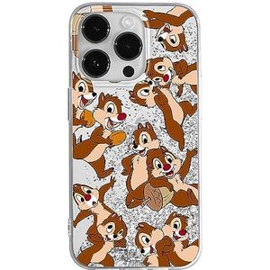 ERT GROUP Mobiele telefoonhoes voor Apple iPhone 14 Pro Origineel en officieel gelicentieerd Disney Chip & Dale 004 met glitter overloop effect